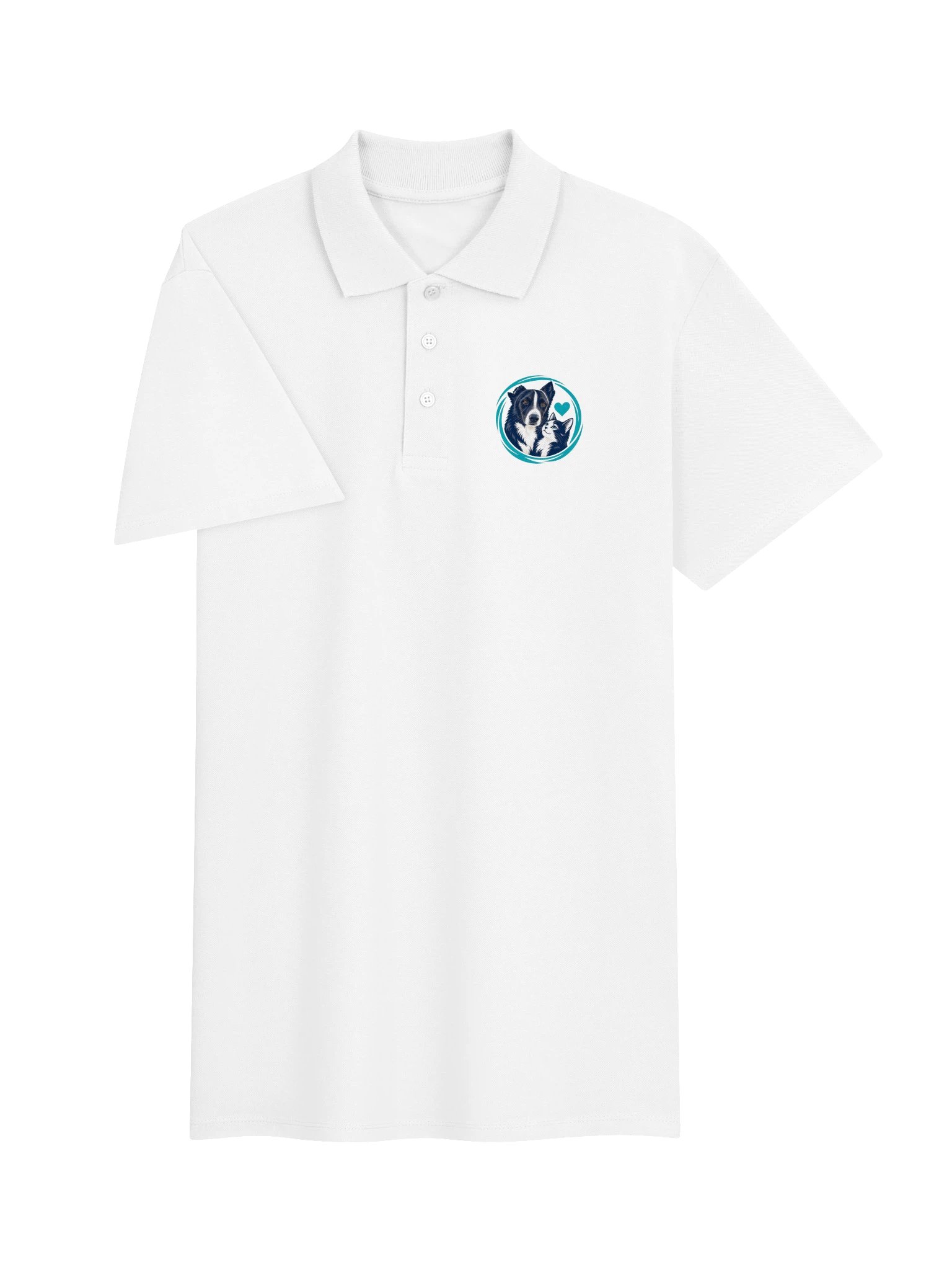 Action Animals Serbia – Hund & Katze Unisex-Piqué-Polo product image (2)