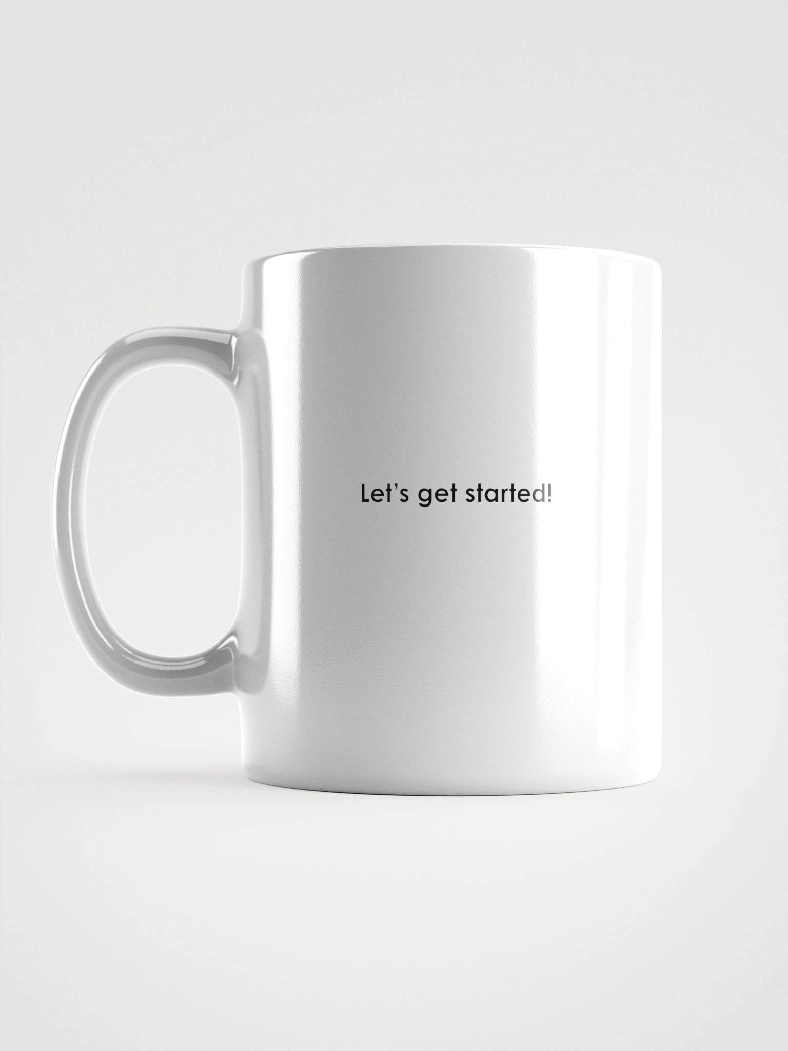 Let's Get Started Mug product image (2)
