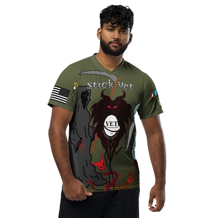 Stick Vet Comics Athletic Shirt product image (1)