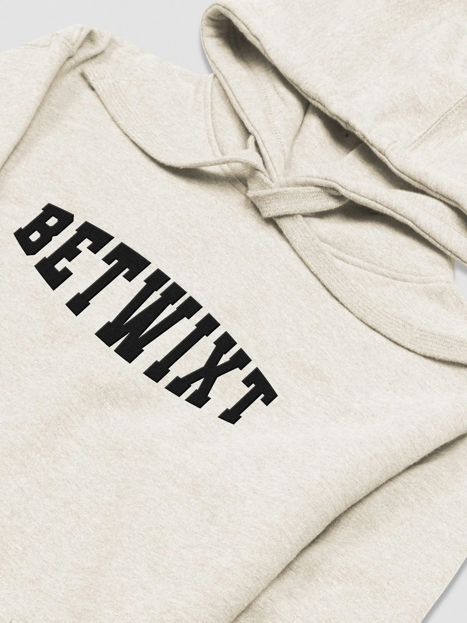 Betwixt Varsity Hoodie Black Thread product image (1)