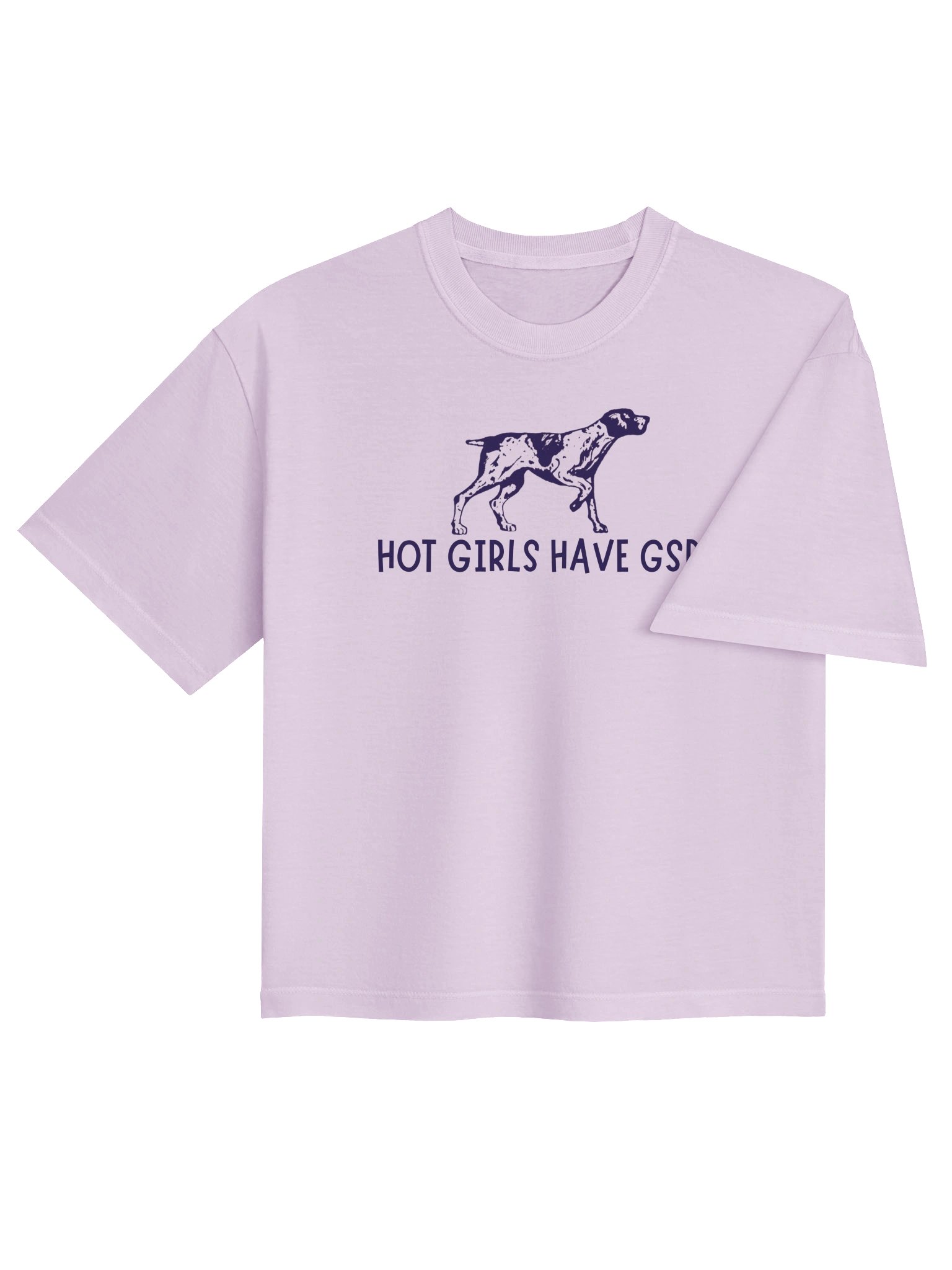 Hot Girls Have GSPs | Comfort Colors Boxy Tee product image (2)