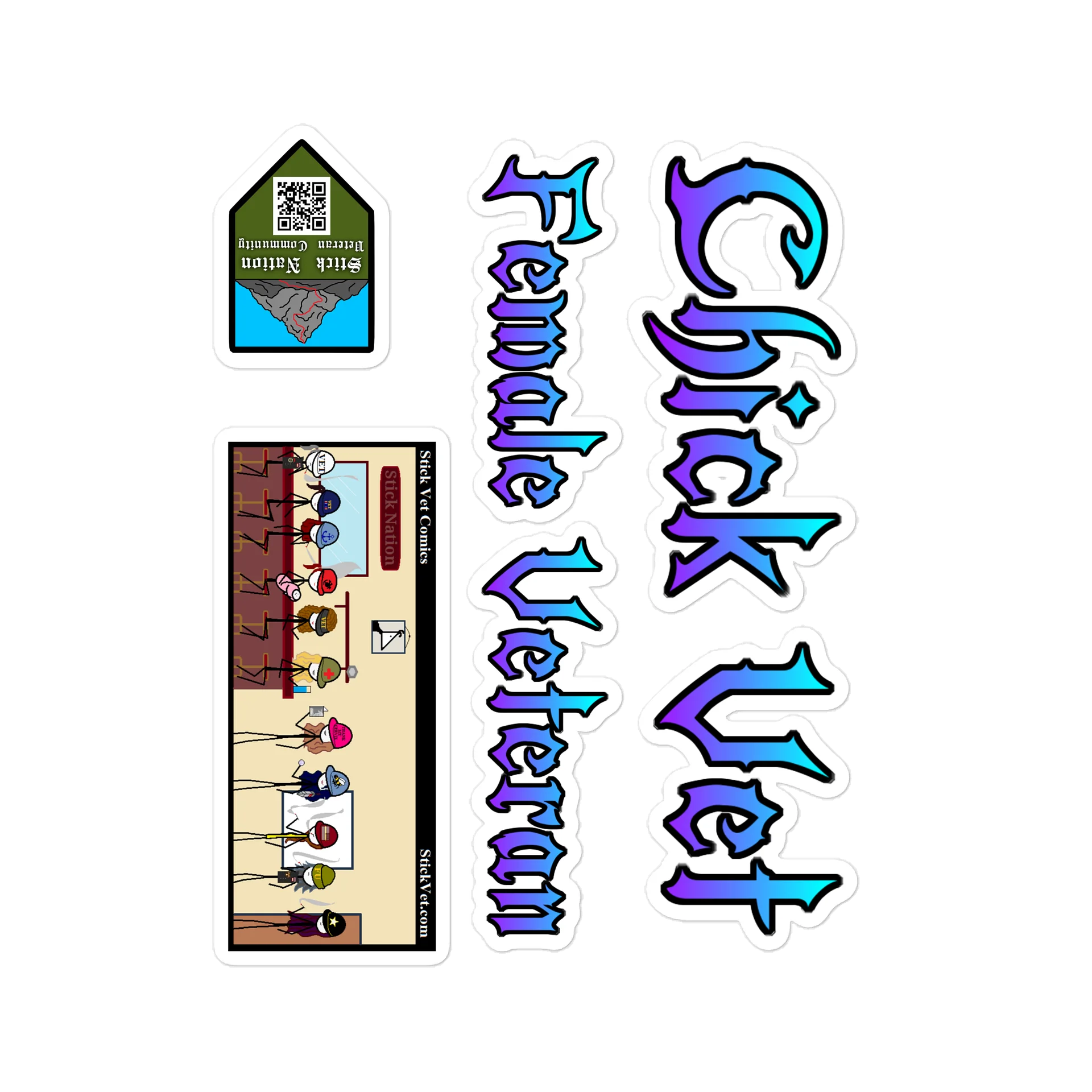 Chick Vet Stickers product image (1)