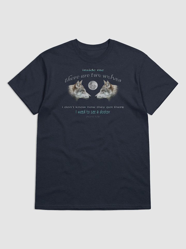 There are two wolves inside me T-shirt product image (25)