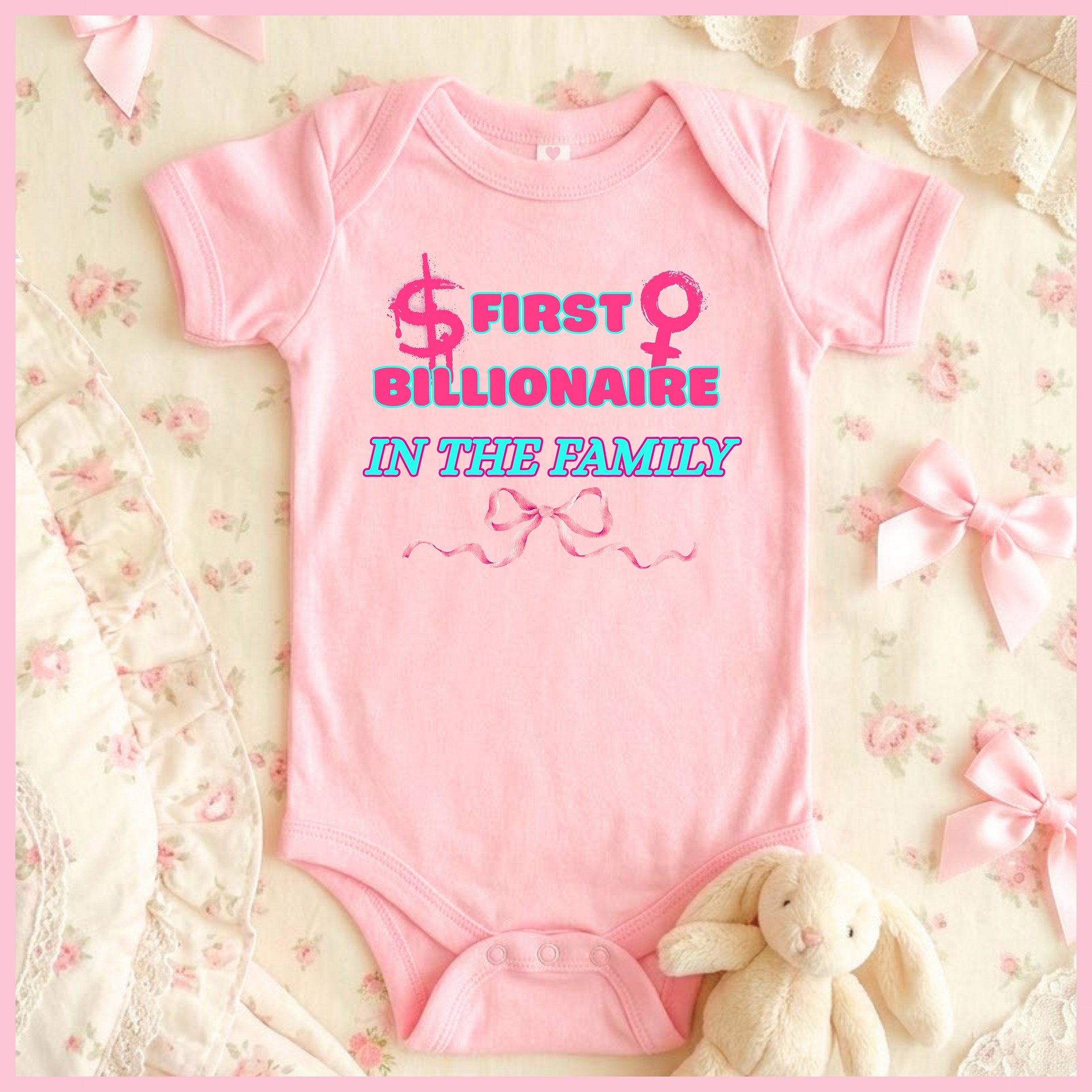 First Billionaire in the Family🩷Super Soft🪽Onesie🩷 product image (1)