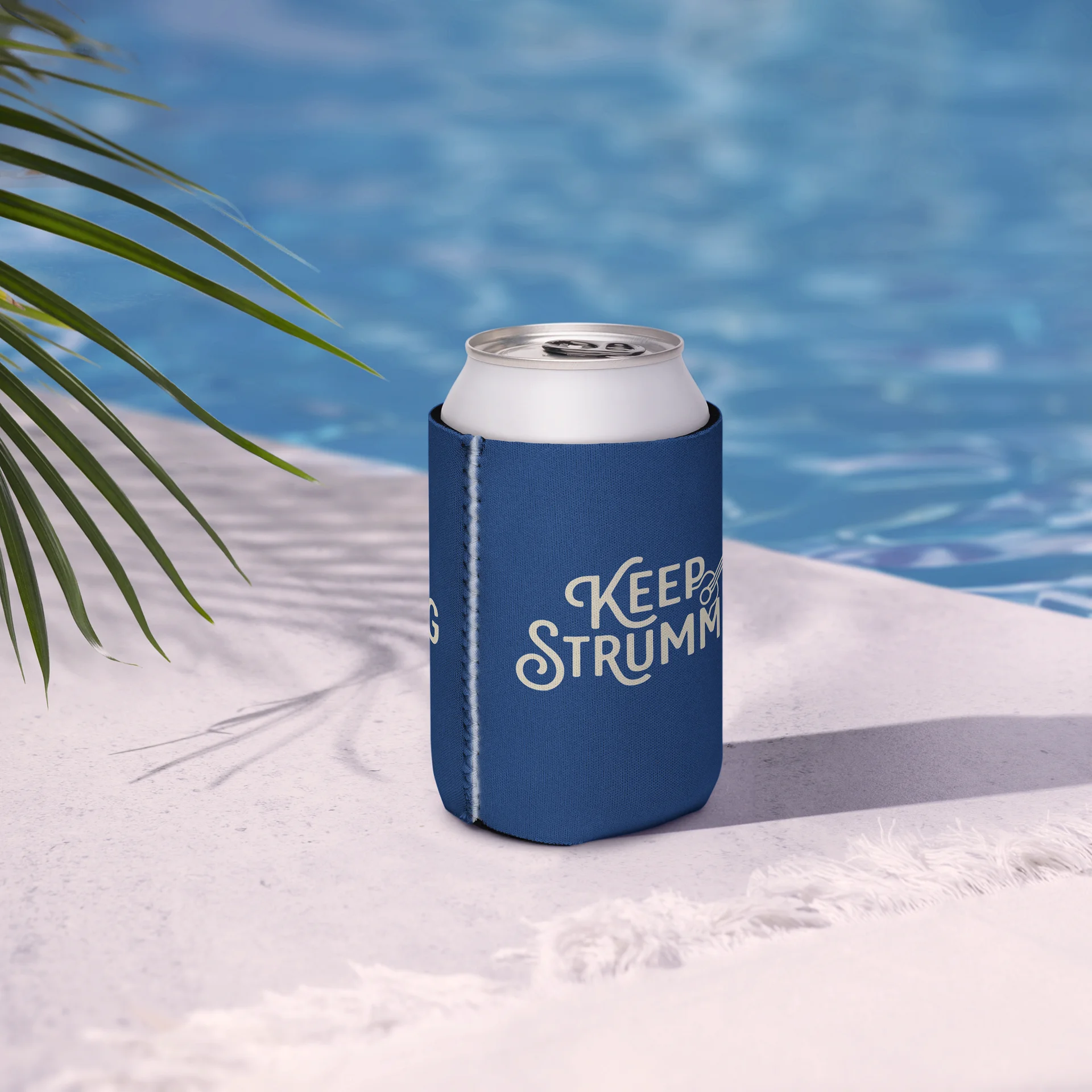 Keep Strumming Guitar Can Cooler product image (7)