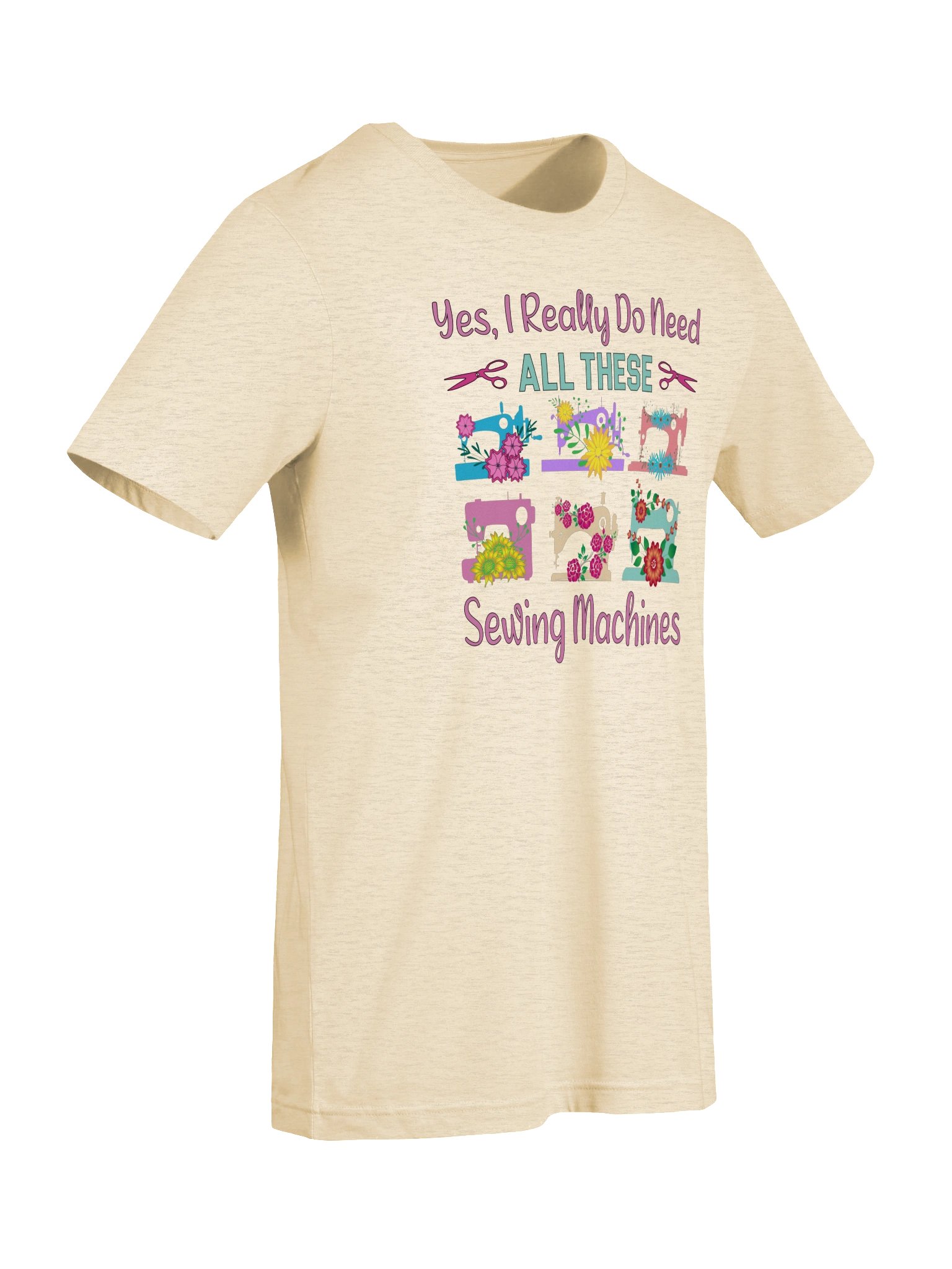 Yes, I Really Do Need All These Sewing Machines T-Shirt product image (6)