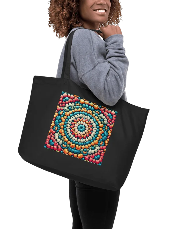 Orange Kaleidoscope Tote product image (1)