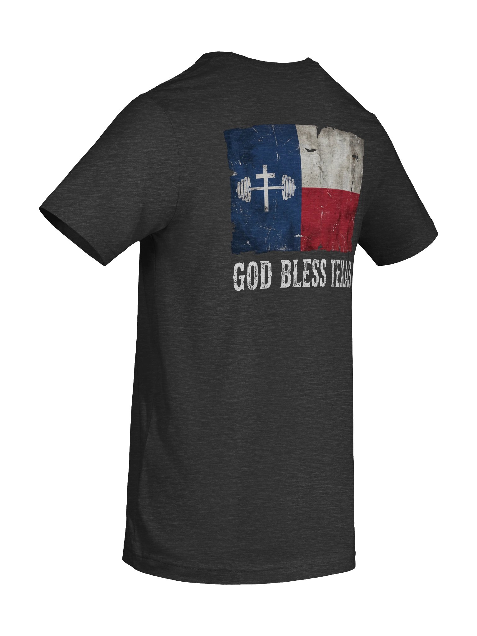 His House Unisex "God Bless Texas" T-Shirt product image (8)