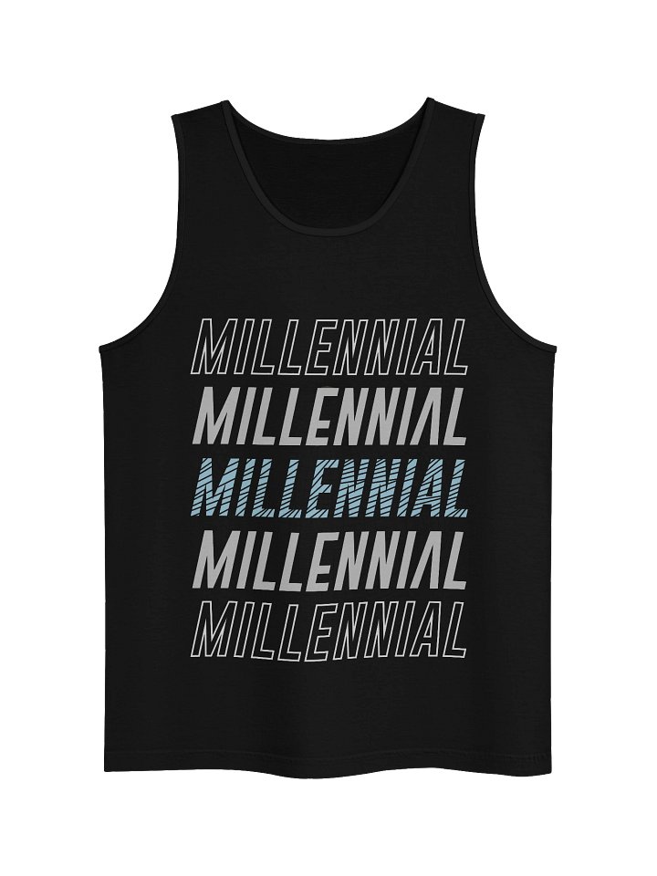 MILLENNIAL REPEAT UNISEX TANK product image (1)