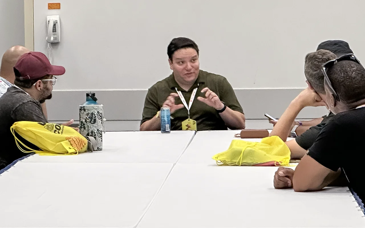 Andrew Kan as a YouTube speaker and VidCon Mentor at the largest creator conference