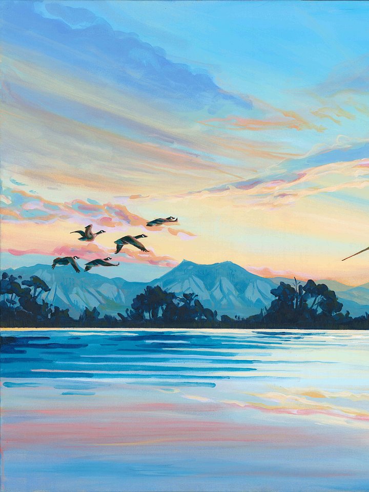 Sundown at Teller Lake Number 5 Print product image (2)