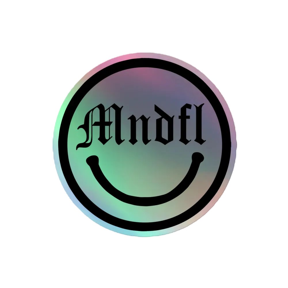 MNDFL Smiley Sticker product image (1)
