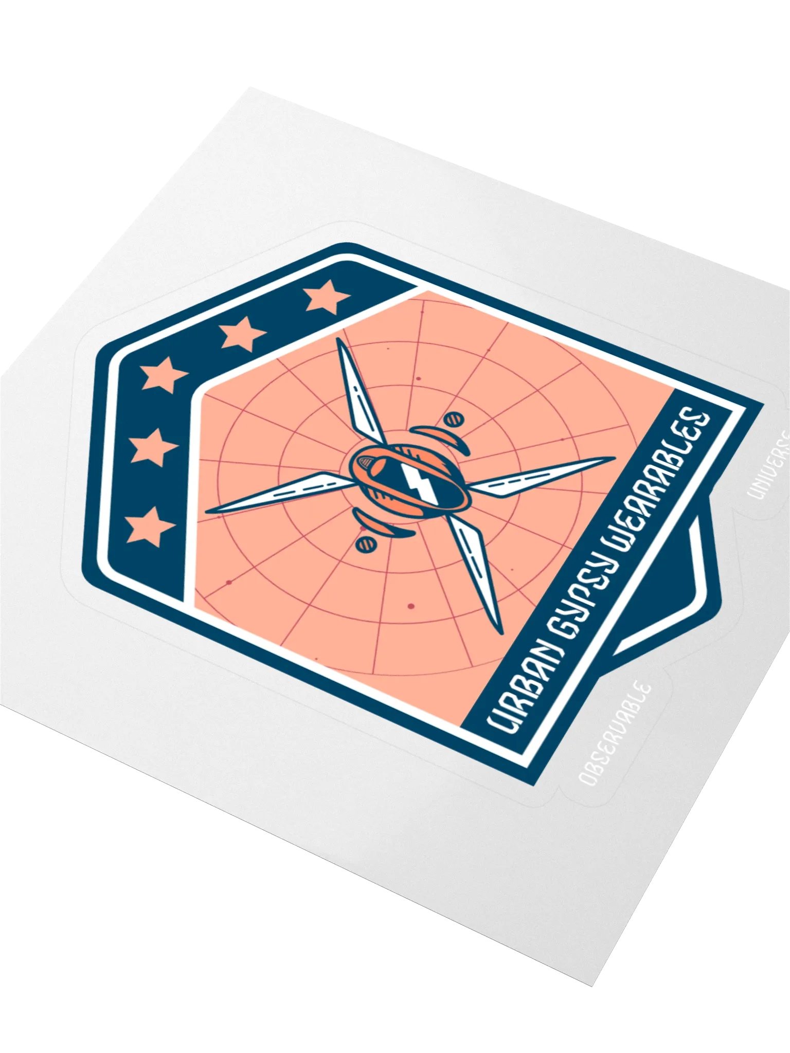 Observable Universe Emblem Sticker product image (3)