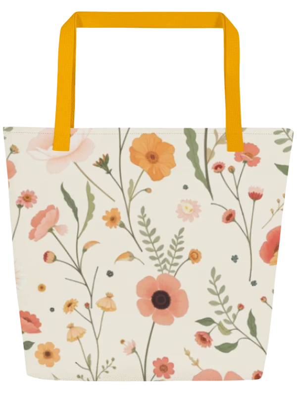 SUMMER FLOWER GARDEN SHOPPING BAG - Blumengarten Einkaufstasche product image (1)
