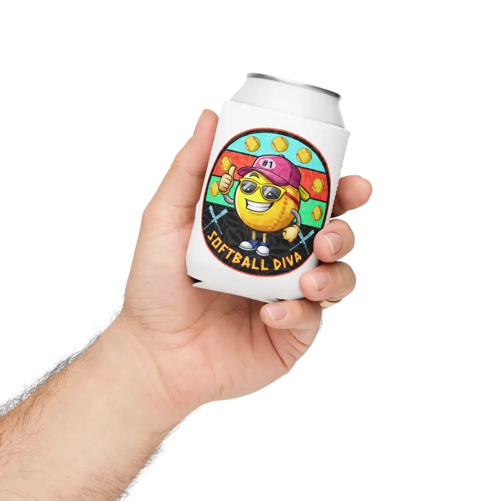 Softball Diva Can Cooler product image (4)