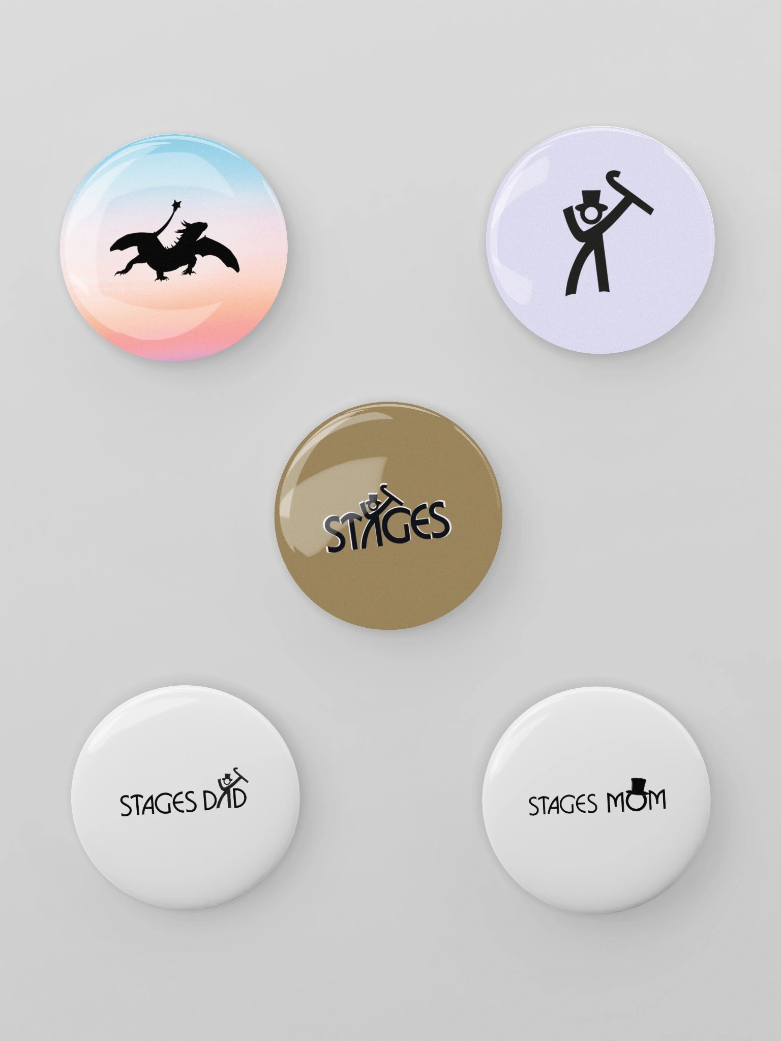How to Train Your Dragon Jr. & Stages Pin Buttons product image (7)