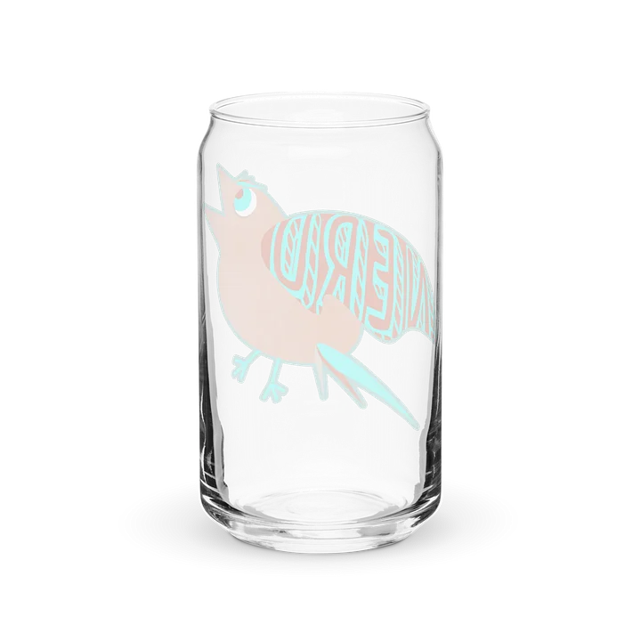 Bird the Nerd Glass Mug product image (2)