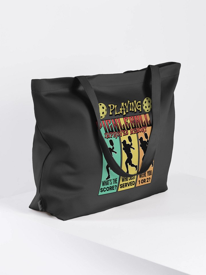 Playing Pickleball Improves Memory Ribbon Tote product image (1)