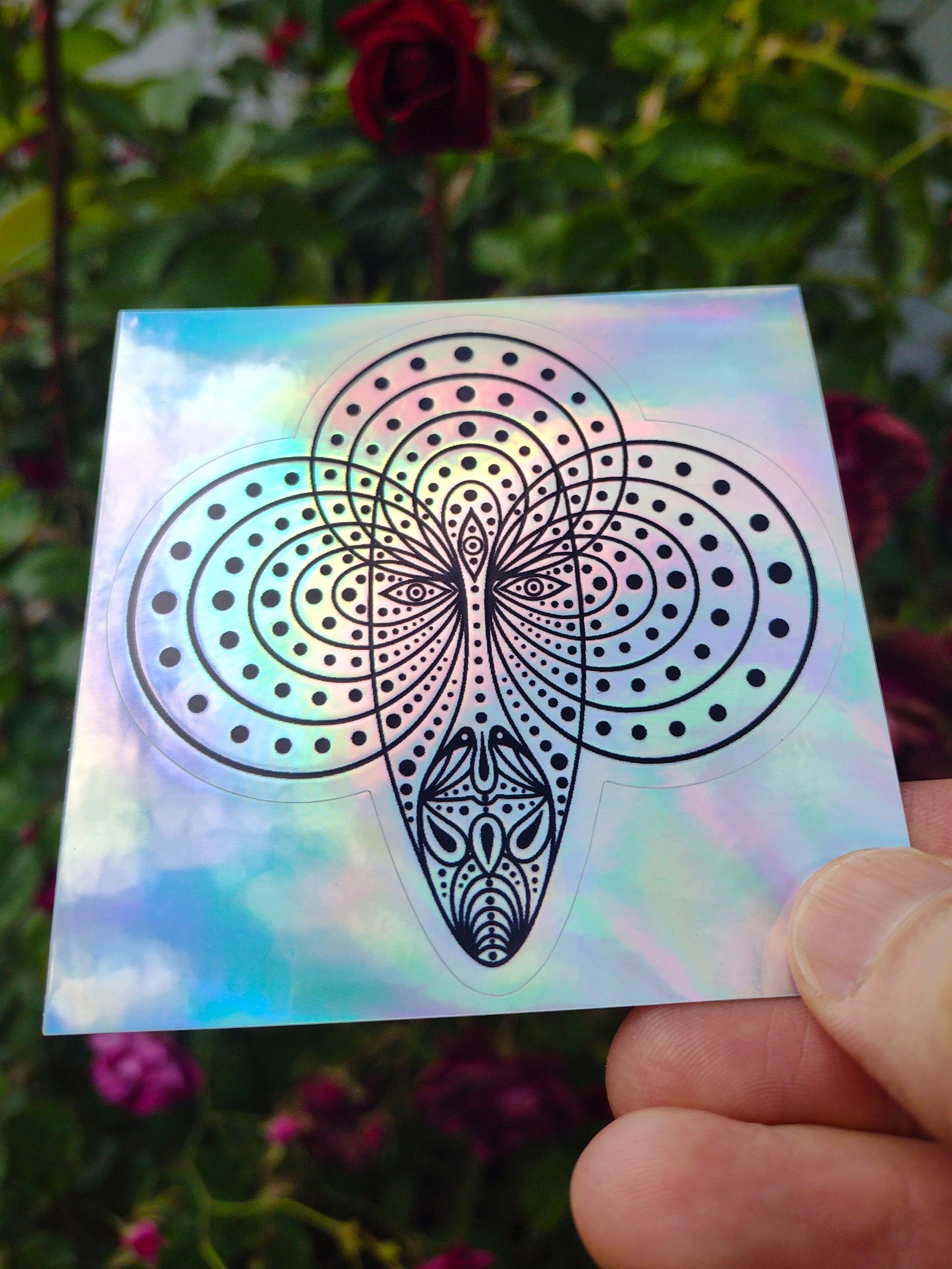 Crystalien – Holographic Kiss-Cut Sticker product image (3)