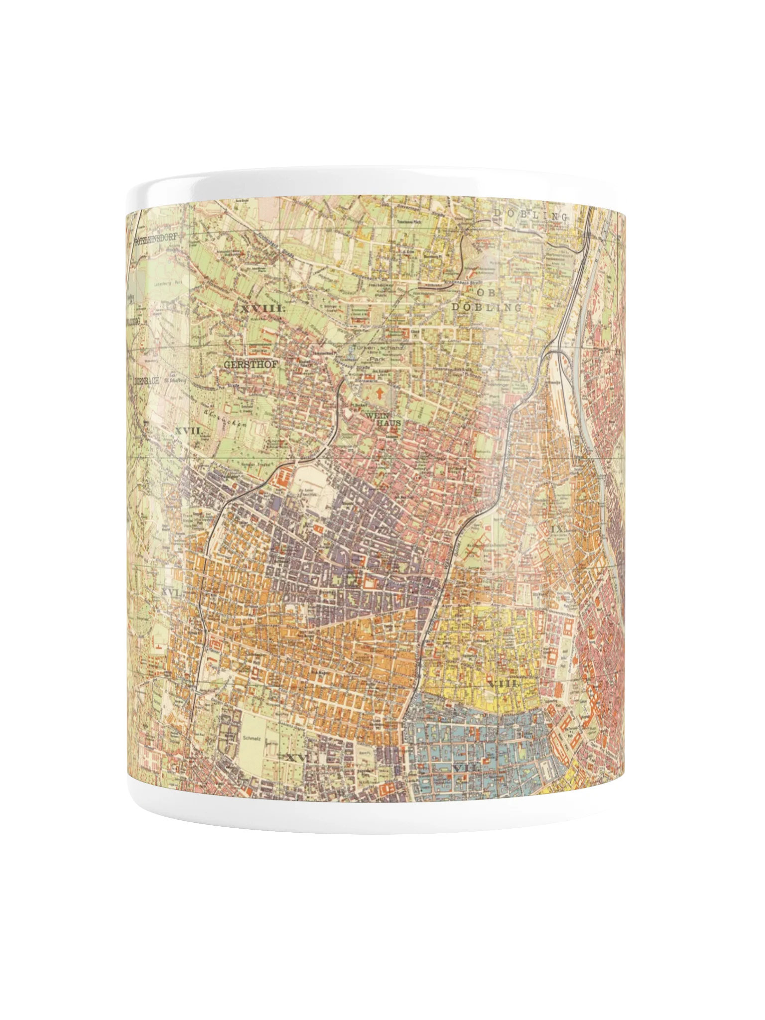 The Vienna City Map Mug product image (2)