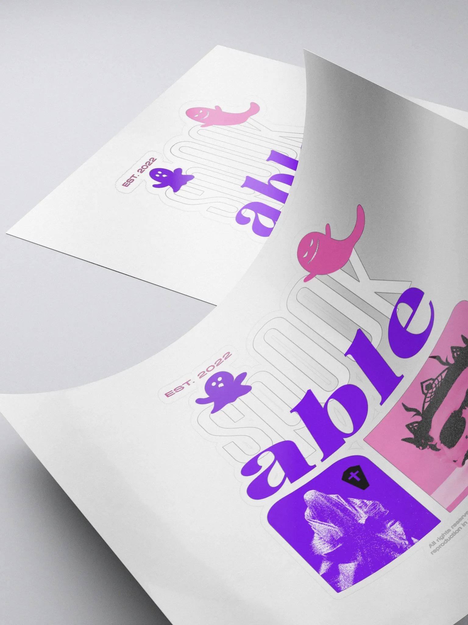 "Ghost King" Sticker product image (4)