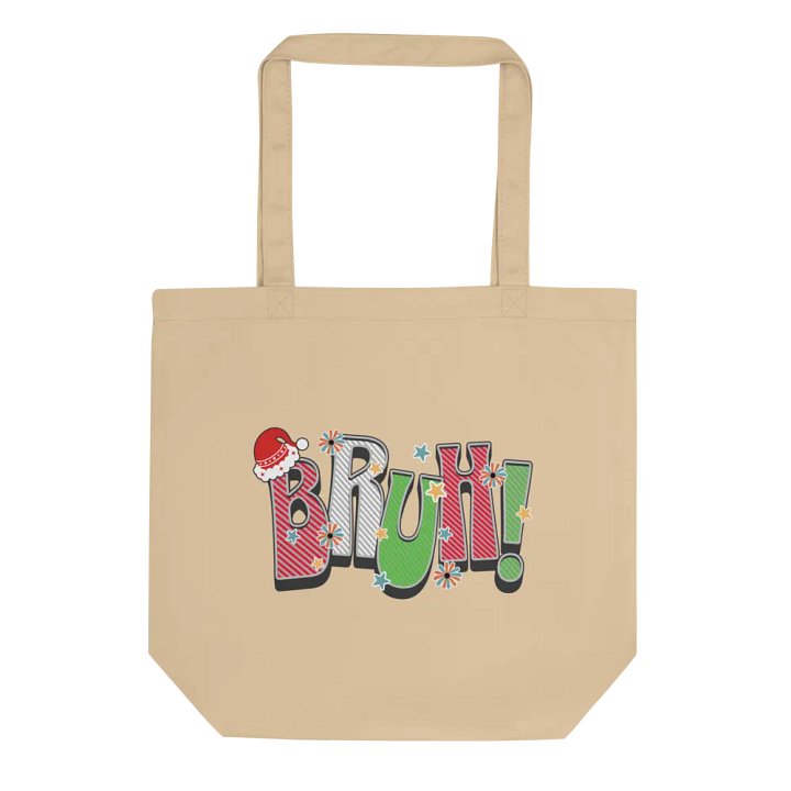 Bruh! Christmas Santas Floral Tote product image (1)