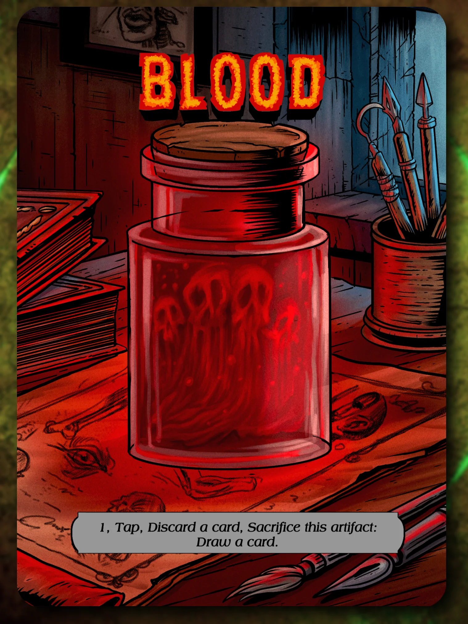 Blood Full Art Token product image (1)