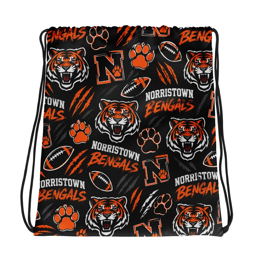 Norristown Bengals #4TheTown Drawstring Game Day Bag product image (1)