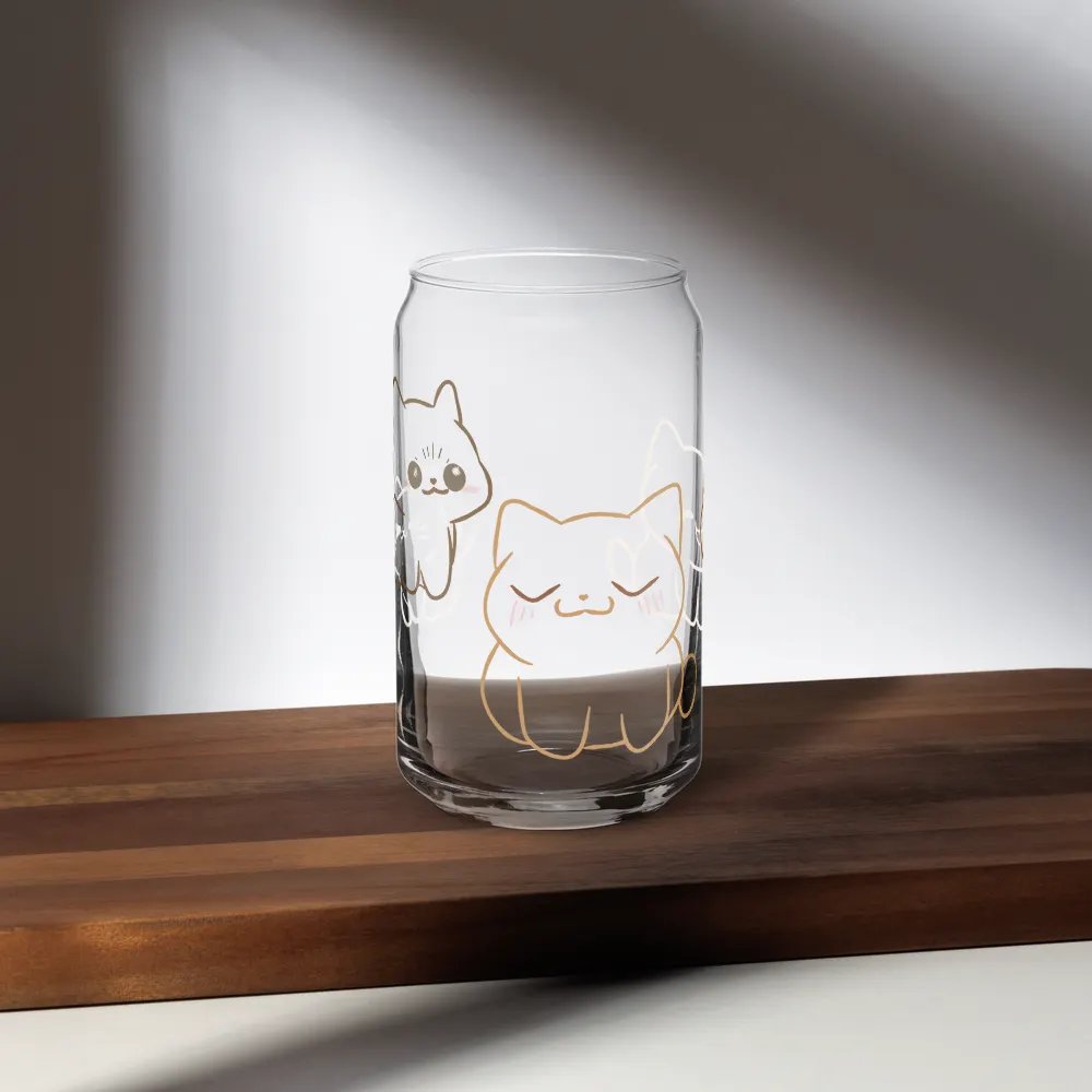 Cat Stack Can-Shaped Glass product image (7)