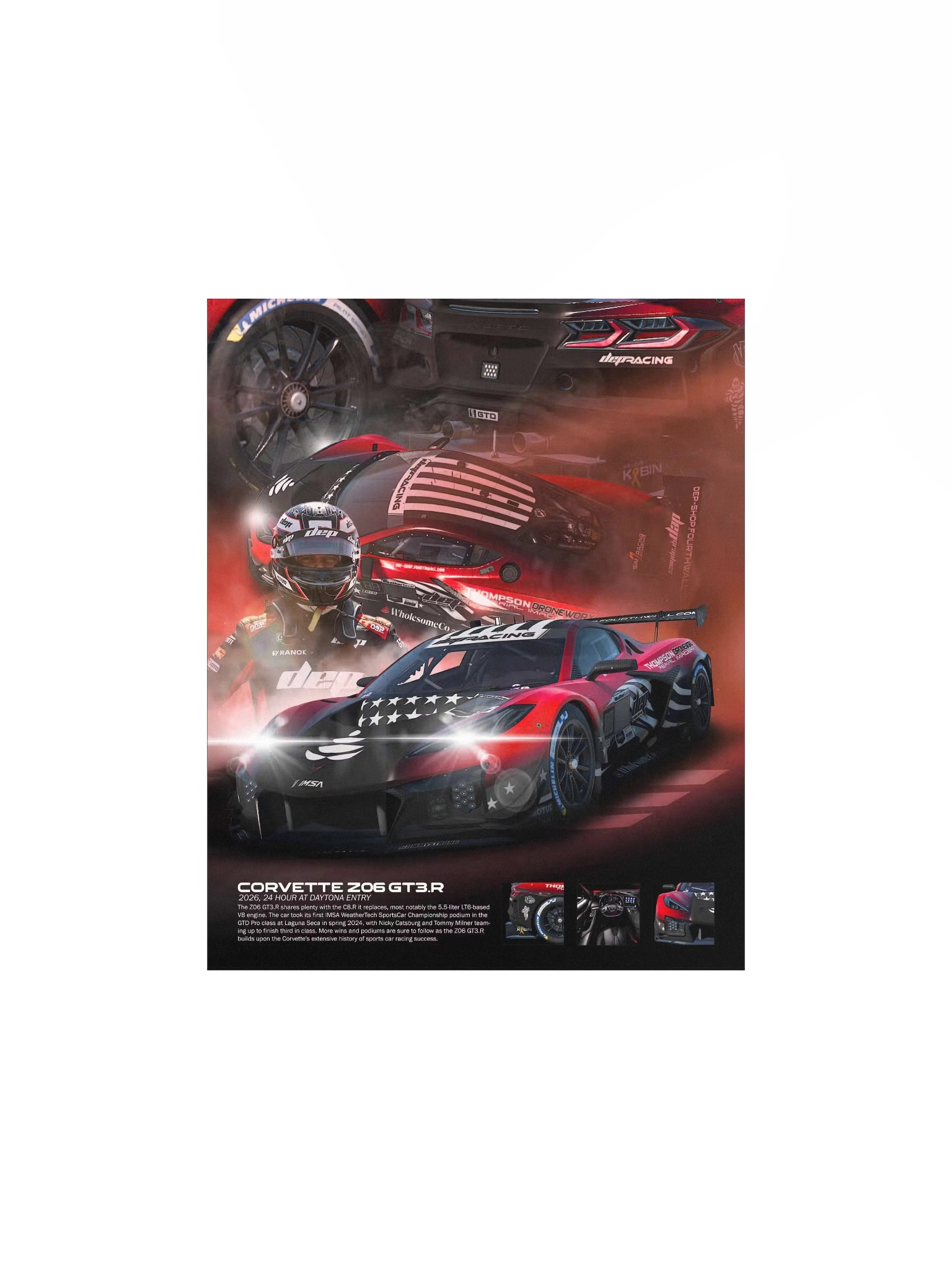 24hr Racing Team Poster Only product image (2)