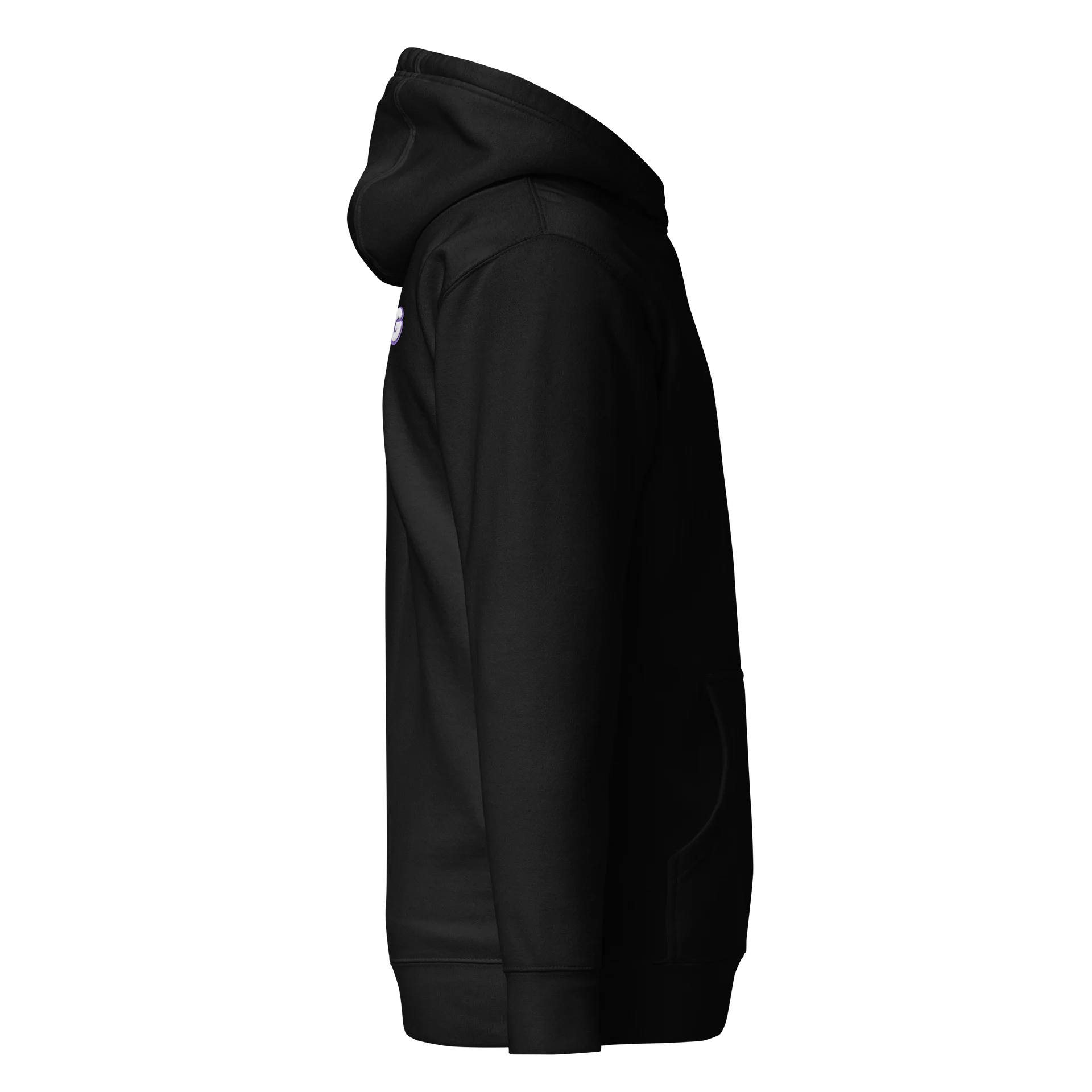 Lady’s hoody black product image (4)