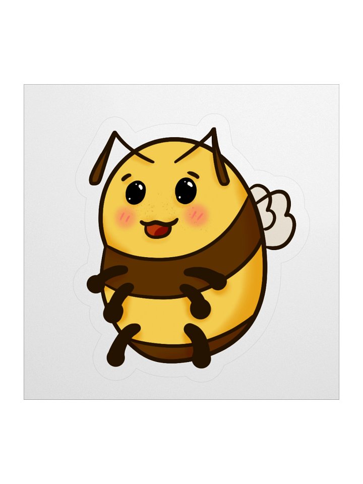 Happy Bee (Not In A Blanket) Sticker product image (1)