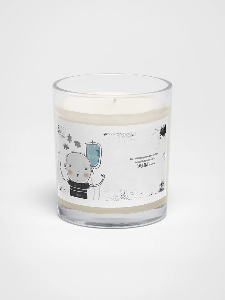 Soy Wax Candle - Unscented - Creative Solutions from Chemo Ate My Eyebrows product image (1)