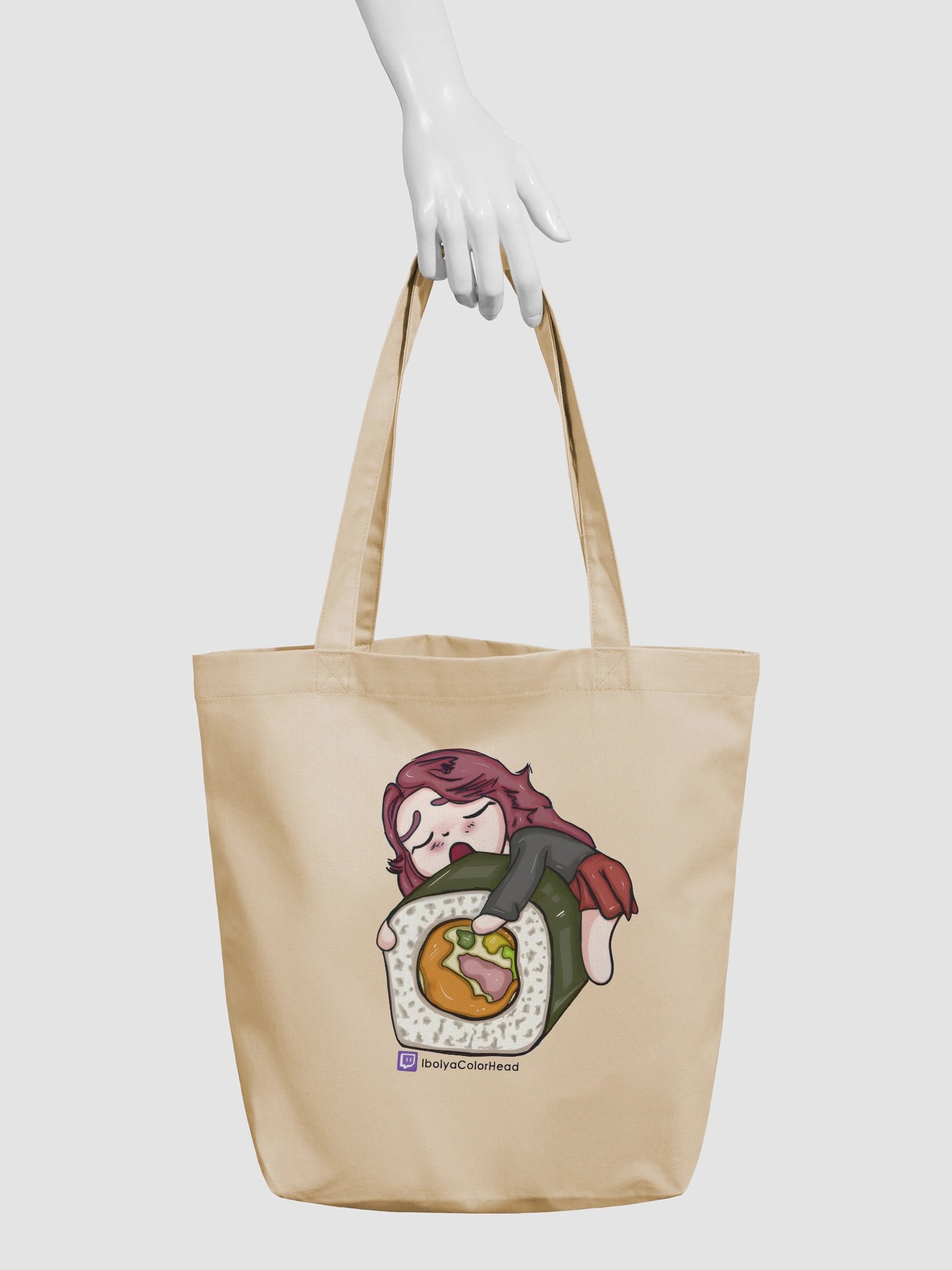 Sushi Hugging Tote Bag product image (3)