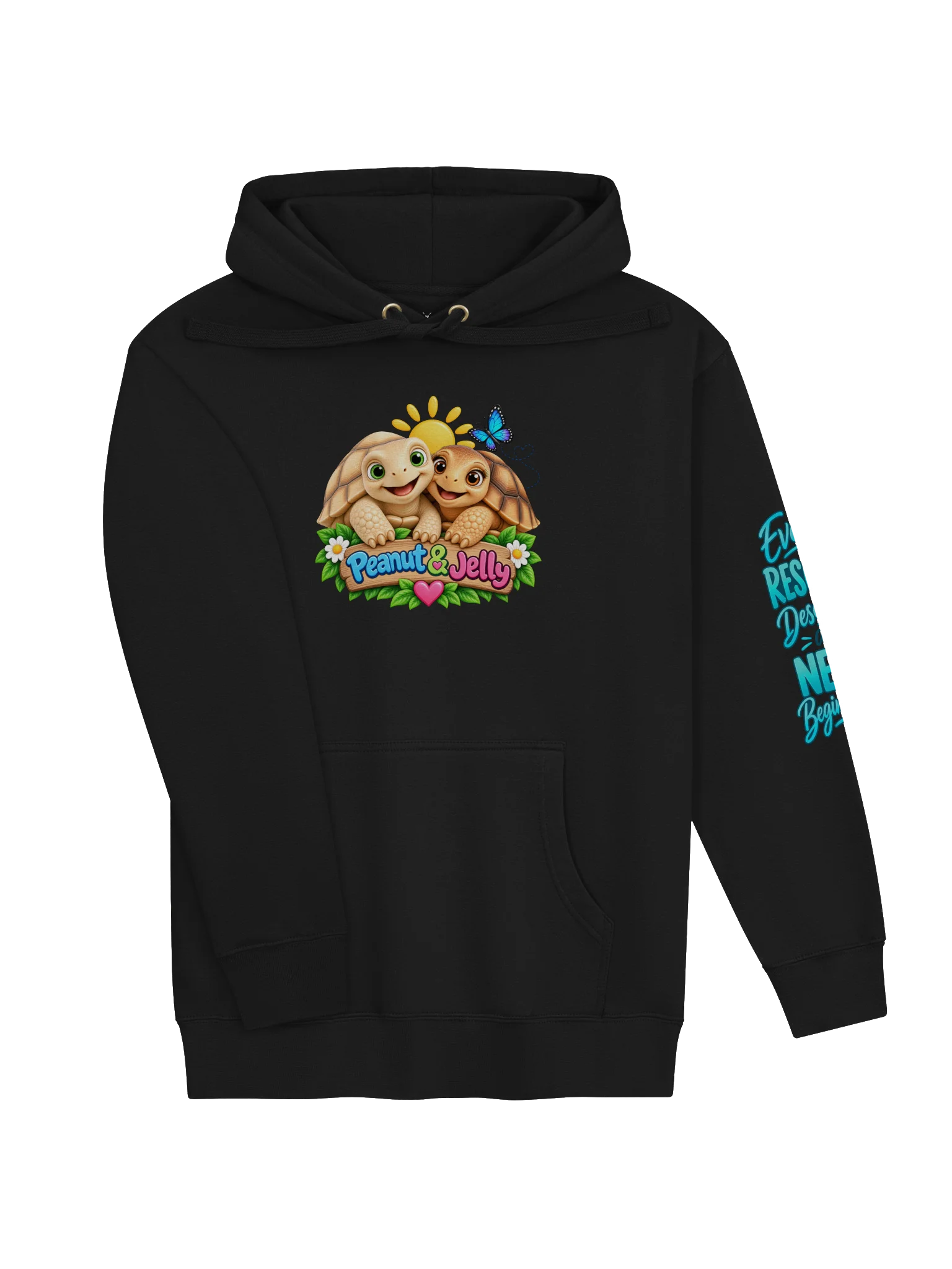 Peanut & Jelly Every Rescue Deserves a New Beginning Hoodie product image (3)