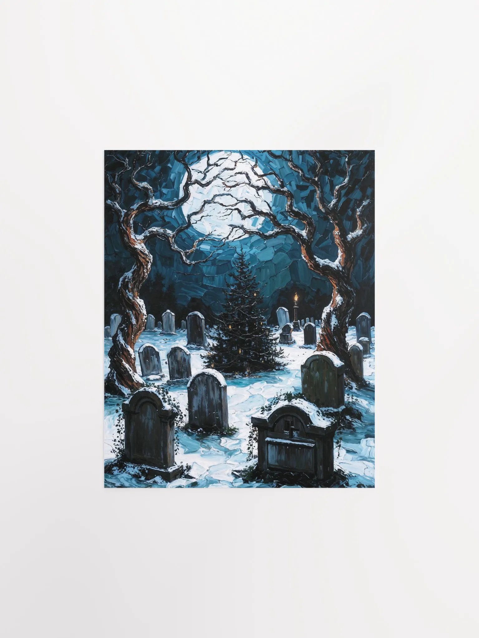 Graveyard Christmas Tree Poster product image (1)