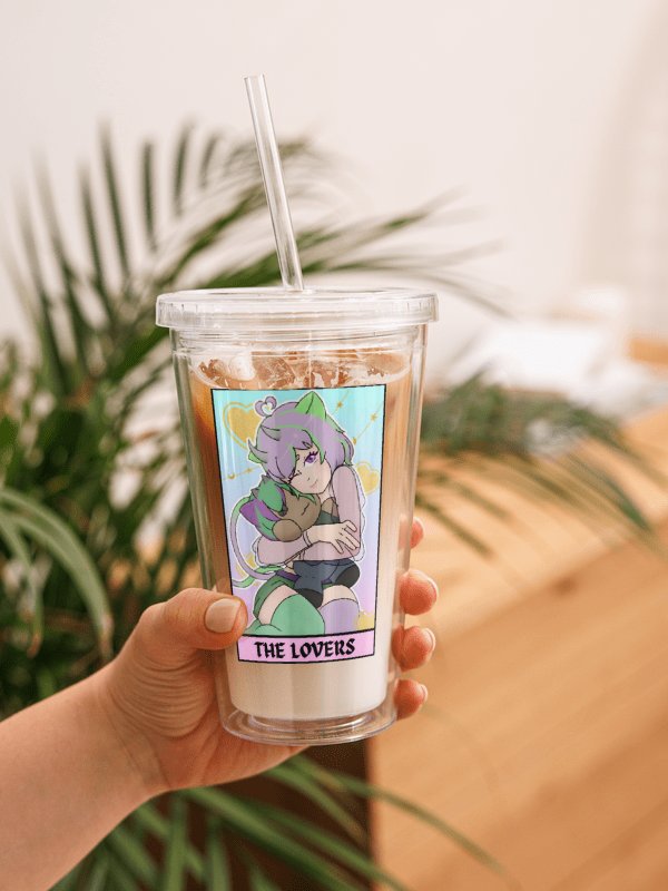 The lovers - Tarot card collection tumbler product image (1)