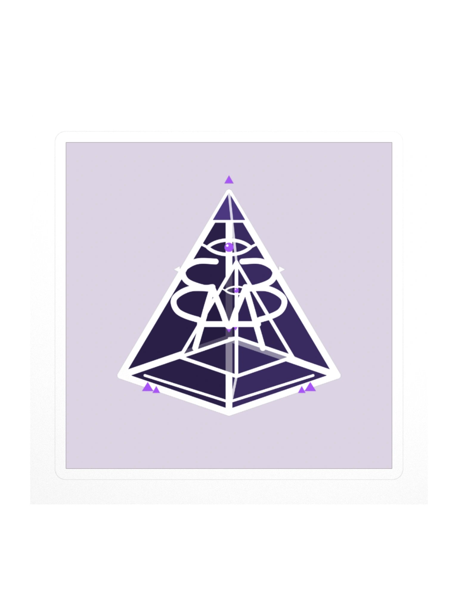 AMP-33 Tesseract — Block Sticker product image (1)