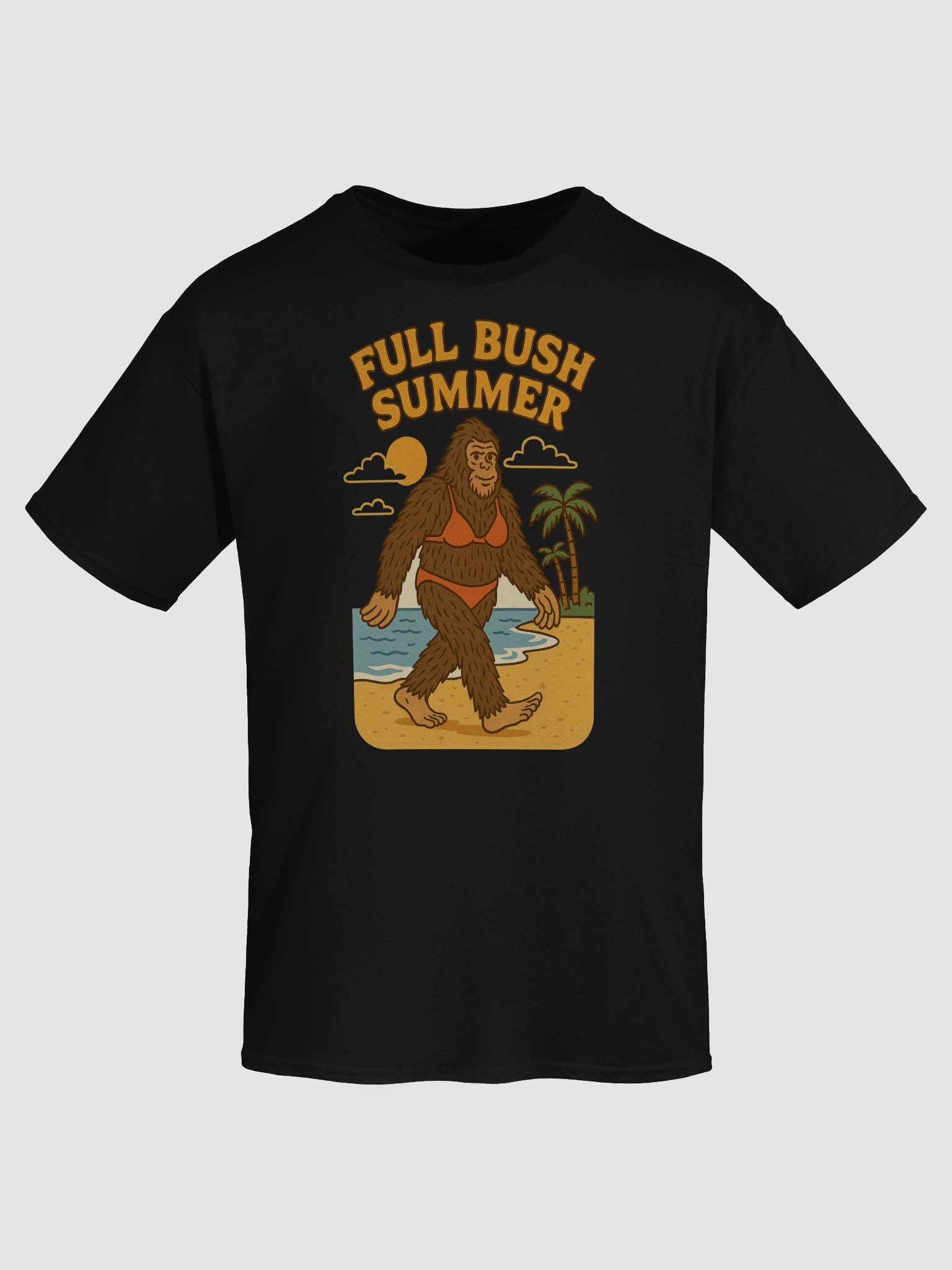 Full Bush Summer Retro Sasquatch Tee – Let the Fur Fly product image (7)