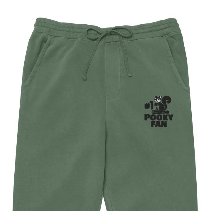 #1 Pooky Fan Embroidered Playful Lounge Joggers product image (1)