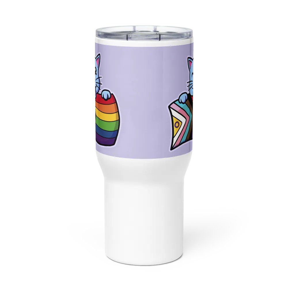 Progress Pride Kittycorn Travel Mug product image (3)