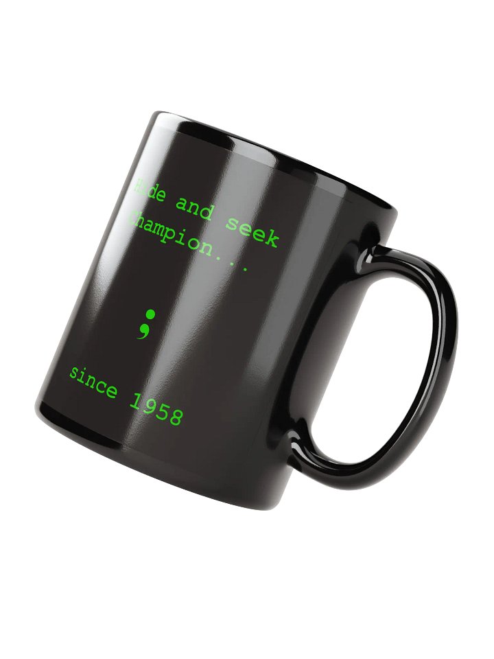 Champion since 1958 Mug - Black product image (3)