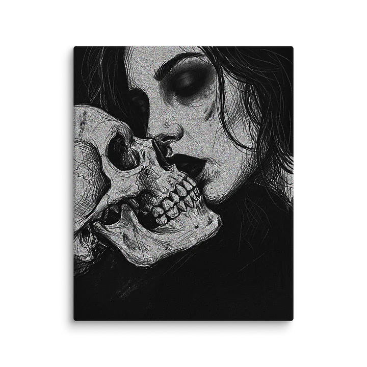 Black Lipstick Canvas Print product image (2)