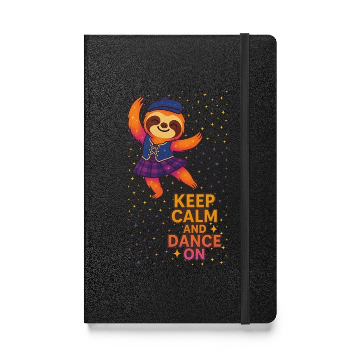 Keep Calm and Dance On – Cute Highland Dancing Sloth Journal product image (1)