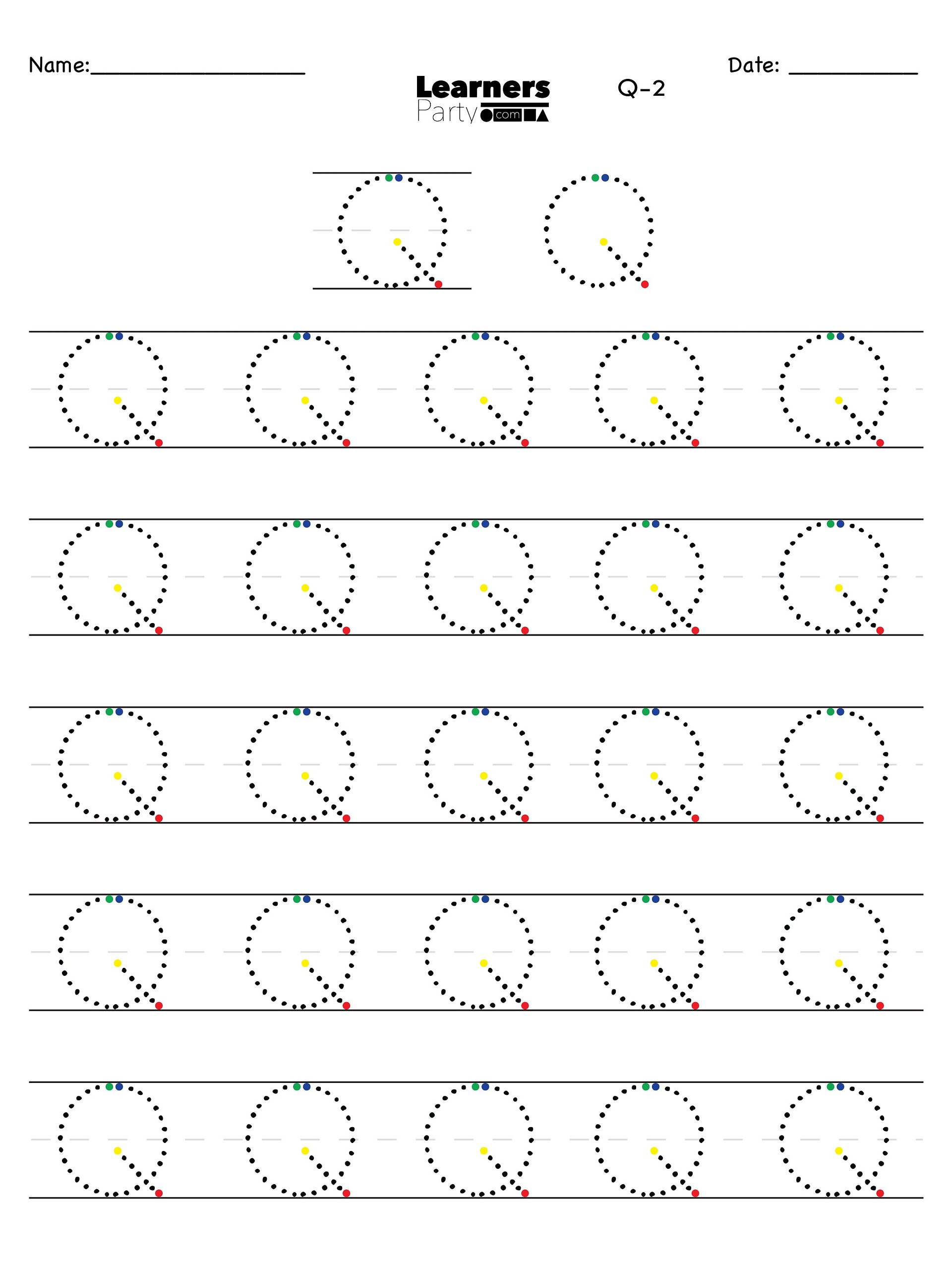 Q/q - New Digital Product Progressive Letter Builder product image (1)