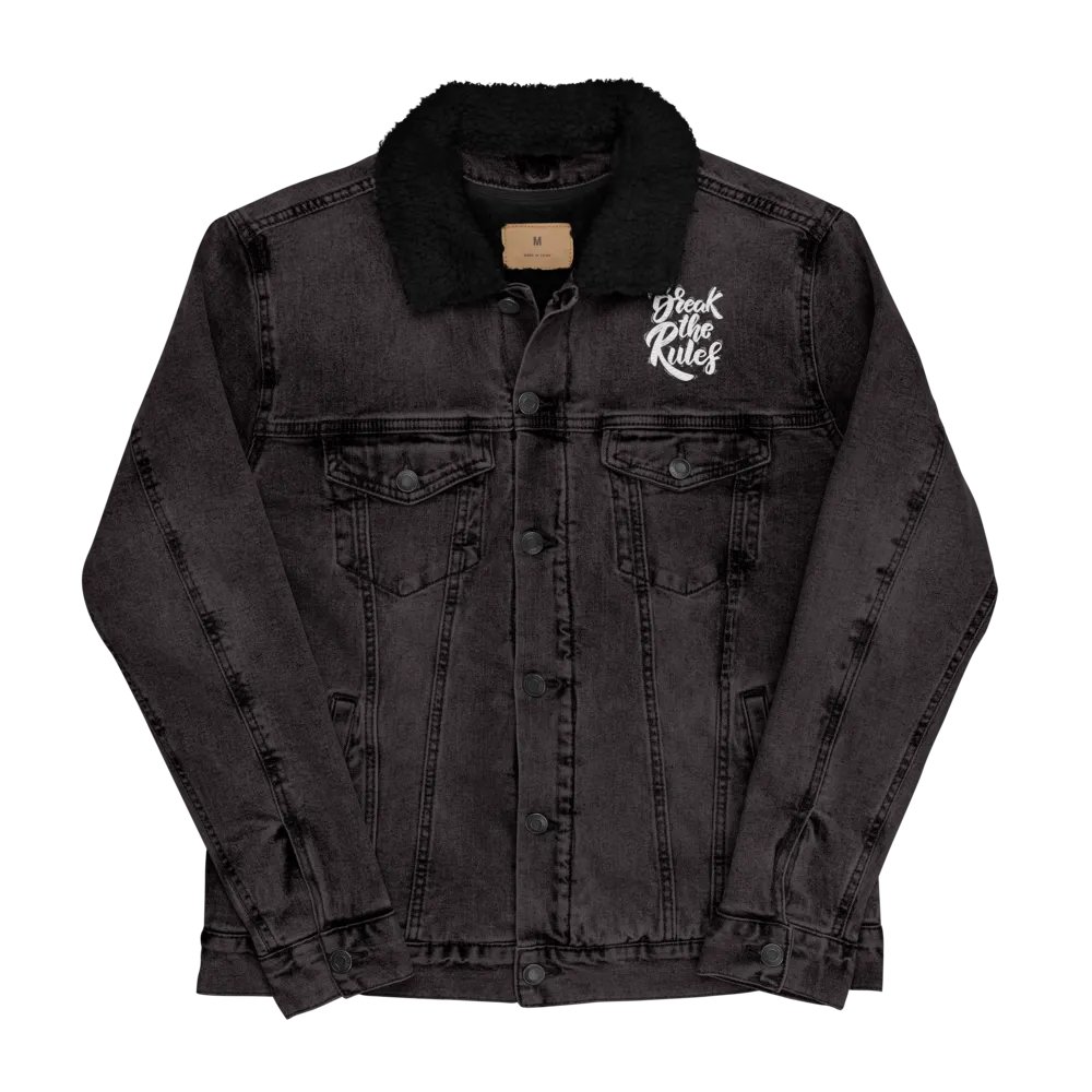 BREAK - Cosmic Symbol Unisex Denim Jacket product image (3)