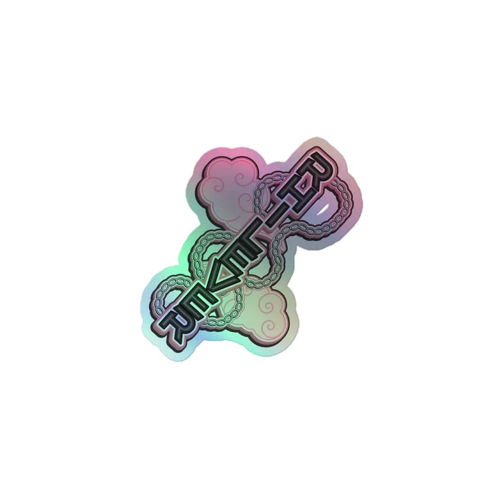 Holo Vertical Logo Sticker product image (1)