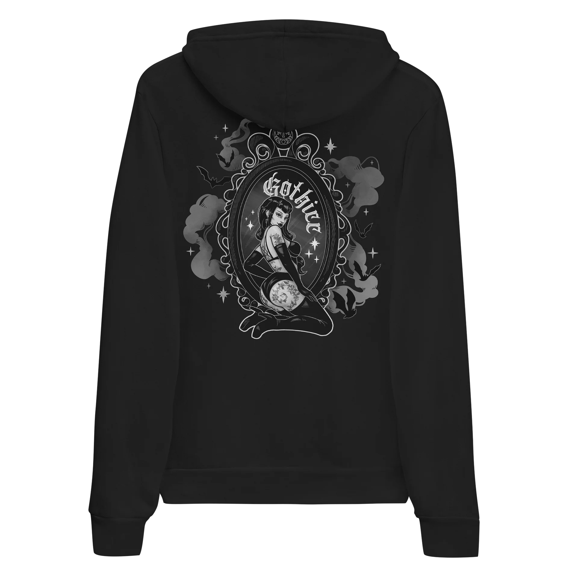 𝖌𝖔𝖙𝖍𝖎𝖈𝖈 hoodie (back print) product image (1)