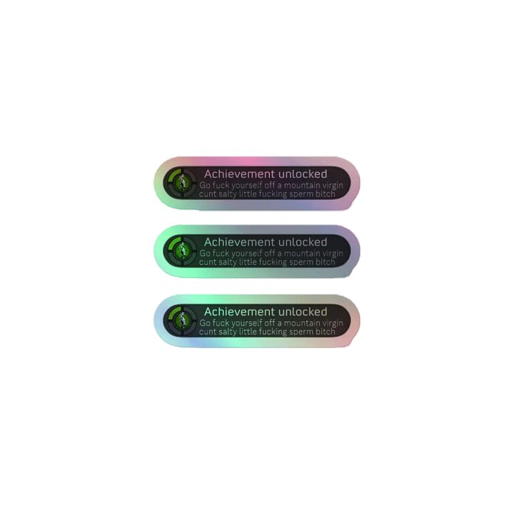 Achievement Unlocked - Salt Sticker Sheet (Holographic) product image (1)