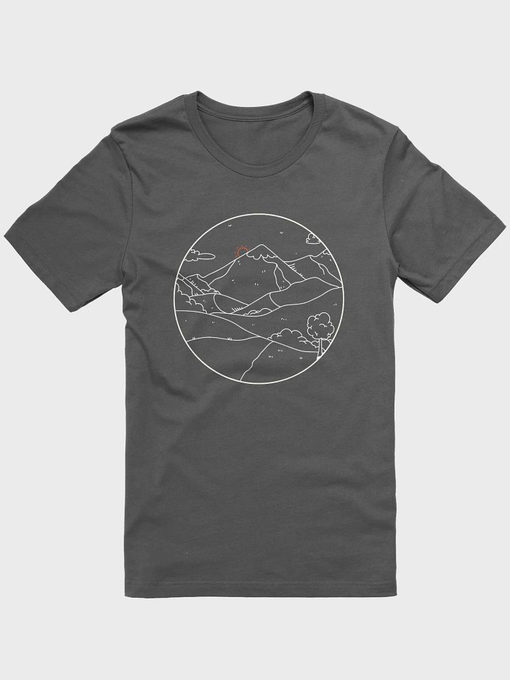 Mountain Scenery Line Art Graphic T-Shirt product image (3)
